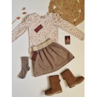 Skirt Suede Brown