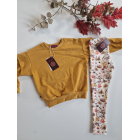 Legging Flower Brown