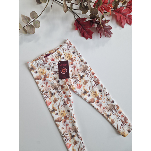 Legging Flower Brown