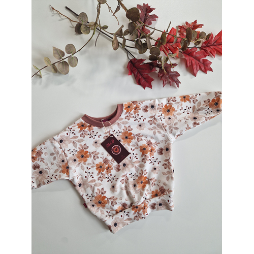 Sweater Flower Brown