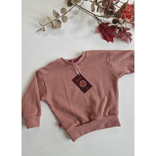 Sweater wafel Roze Sweater wafel Roze
