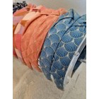 Haarband Knoop Golden Blue Haarband Knoop Golden Blue