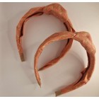 Haarband Knoop Golden Pink Haarband Knoop Golden Pink