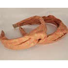 Haarband Knoop Golden Pink Haarband Knoop Golden Pink