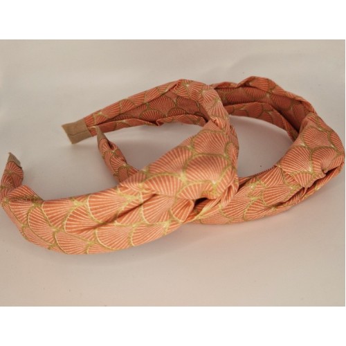 Haarband Knoop Golden Pink Haarband Knoop Golden Pink