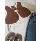 Gilet Donker Bruin Gilet Donker Bruin